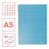 Spirálfüzet kockás ESSELTE A/5 80 lapos Colour Breeze kék