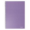 Spirálfüzet kockás ESSELTE A/5 80 lapos Colour Breeze levendula