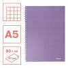 Spirálfüzet kockás ESSELTE A/5 80 lapos Colour Breeze levendula