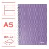 Spirálfüzet vonalas ESSELTE A/5 80 lapos Colour Breeze levendula