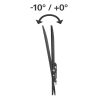 Falitartó HAMA dönthető 81-165 cm 32"-65" fekete
